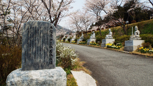 本誓寺秋の参道